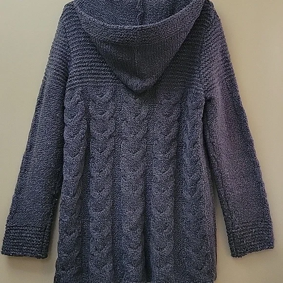 BCBG Maxazria Cardigan Sweater Hooded Jacket - Picture 6 of 8